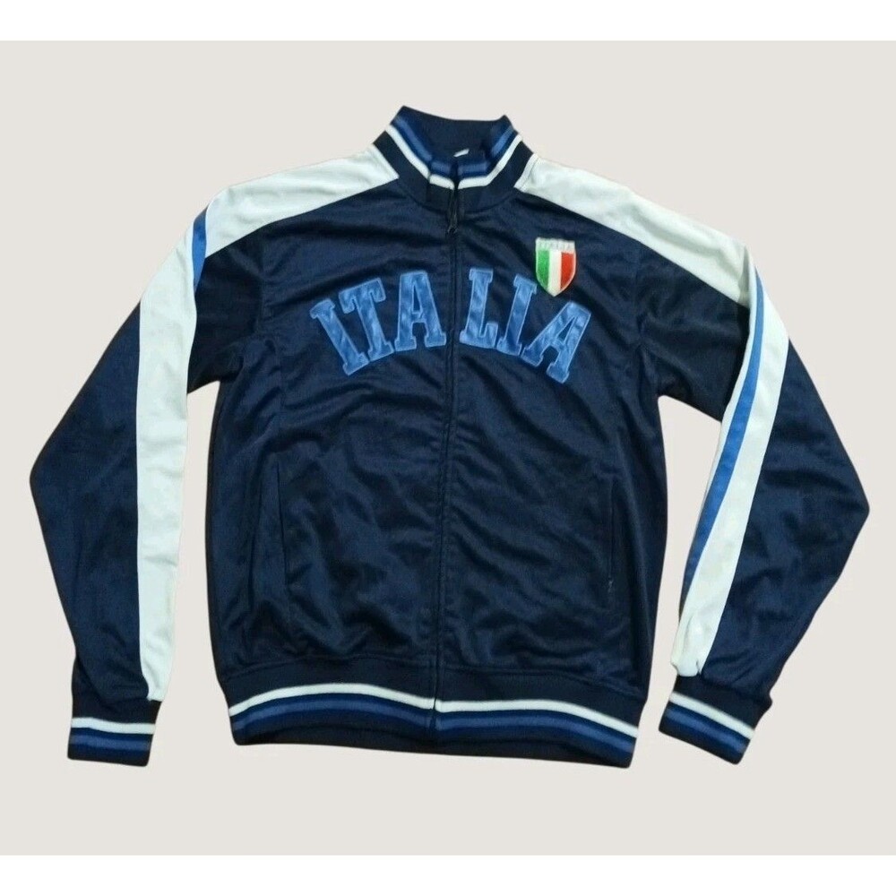 Italia Desierto Full Zip Track Suit Jacket Y2k Era Size XXL Futbol Soccer